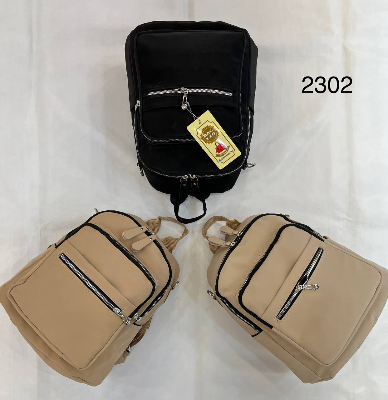 کوله فانتزی سه زیپ جنس ضد آب قابل شستشو